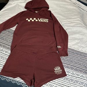 Vans short and hoodie set